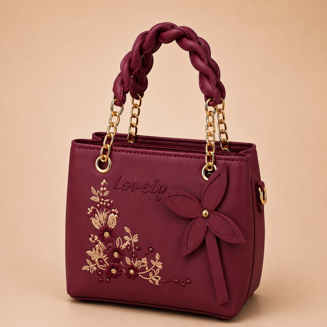 Handbag for Women – Spacious 3 Pocket Tote Bag