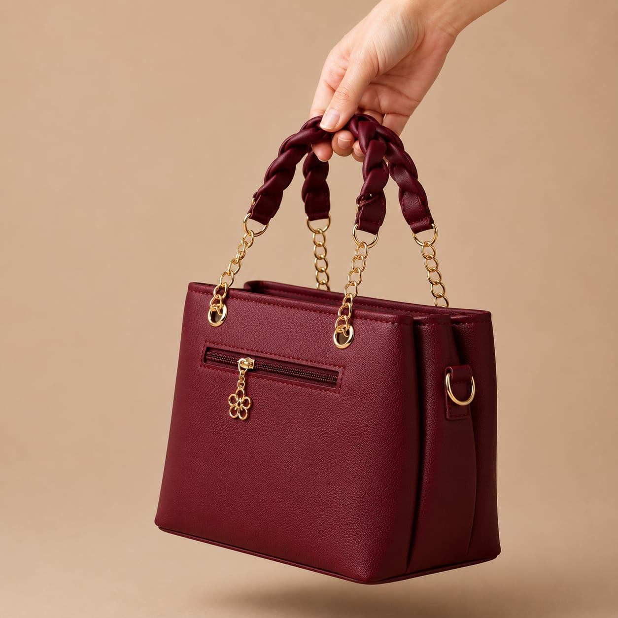 Handbag for Women – Spacious 3 Pocket Tote Bag